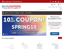 Tablet Screenshot of buylighters.com